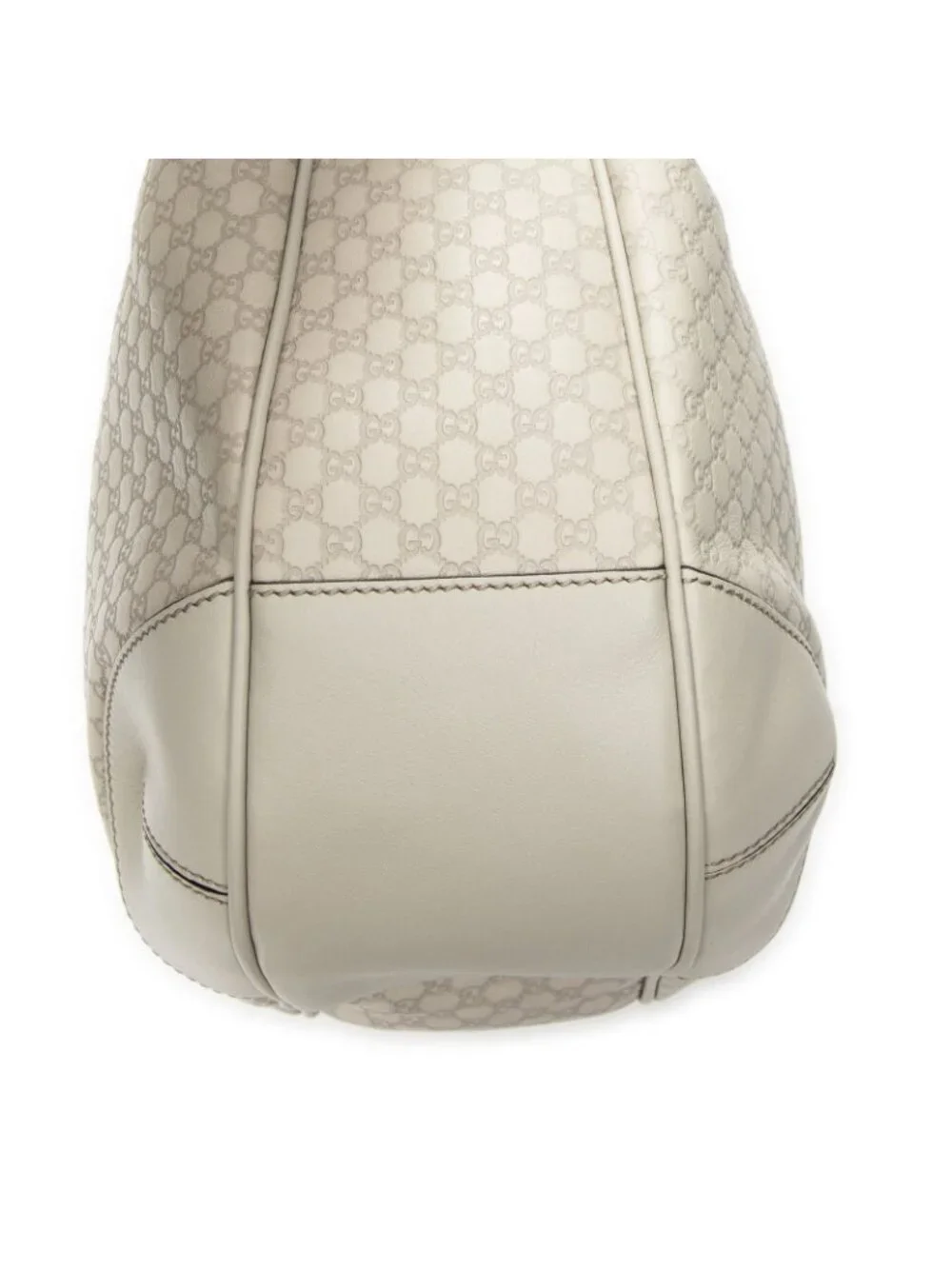 Gucci Nice Hobo Ivory Micro Guccissima Leather